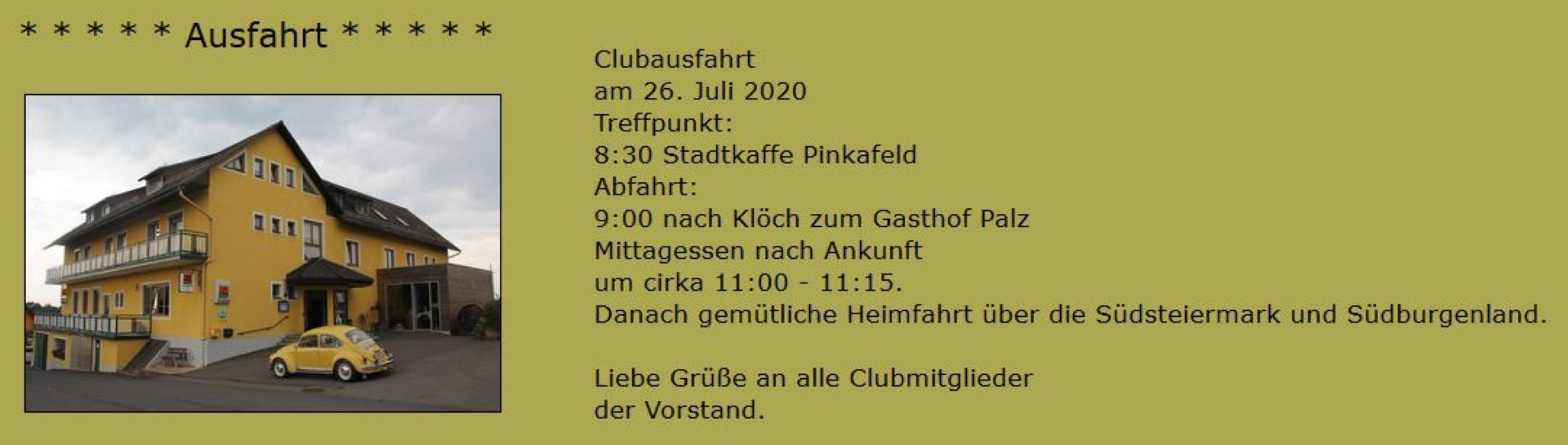 2020-07-26 Erste Clubausfahrt